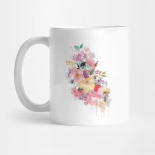 Abstract Flowers Mug